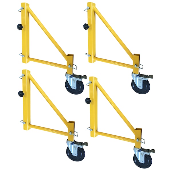 Pro-Series Scaffolding Outriggers 18" with Casters, 4 Pcs. GSORWCS - main
